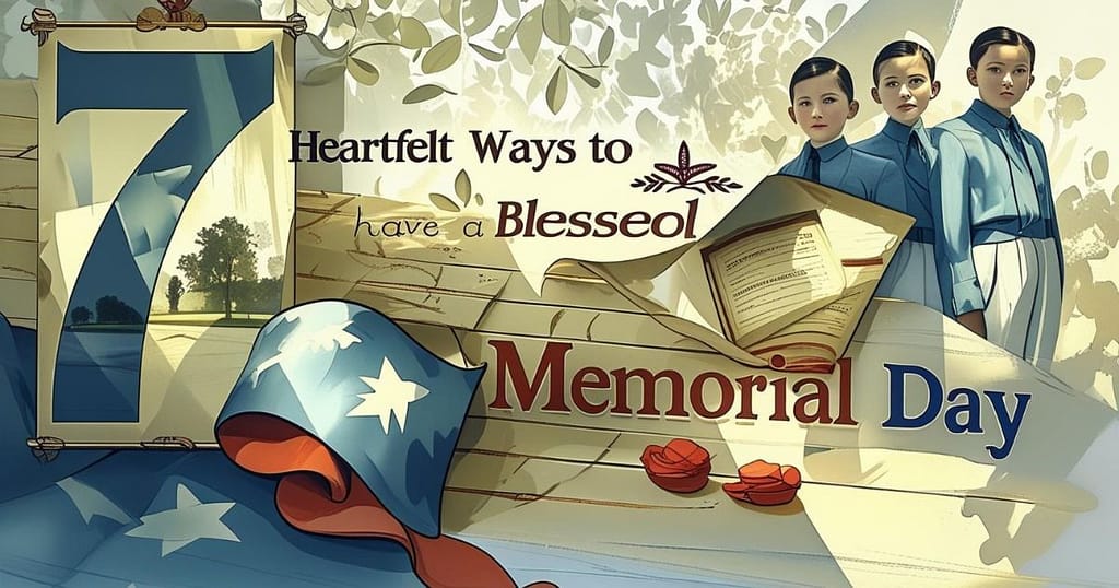 ✨ 7 Heartfelt Ways to Have a Blessed Memorial Day