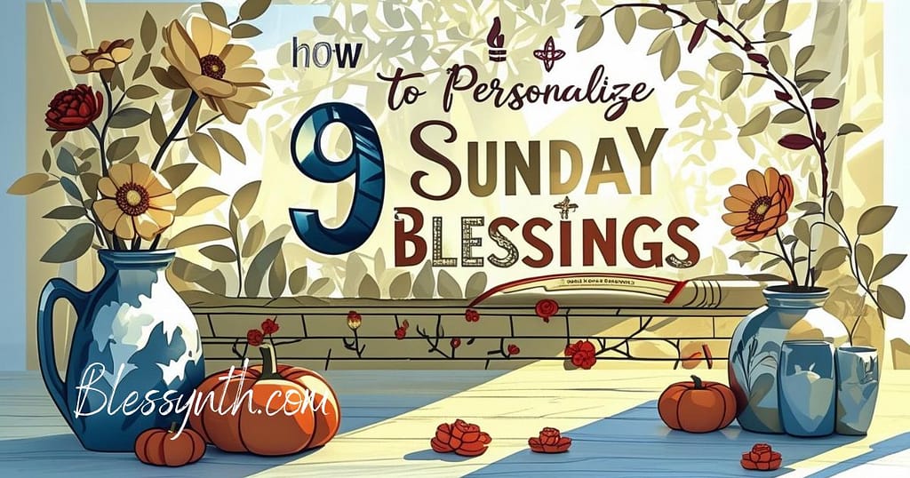 9. How to Personalize Sunday Blessings