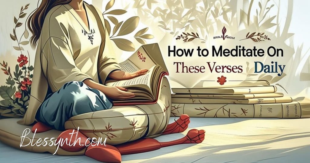 How to Meditate on These Verses Daily 