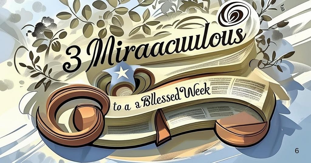 3 Miraculous Secrets to a Blissfully Blessed Week