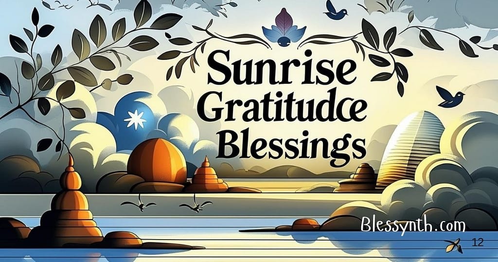 🌅 Sunrise Gratitude Blessings