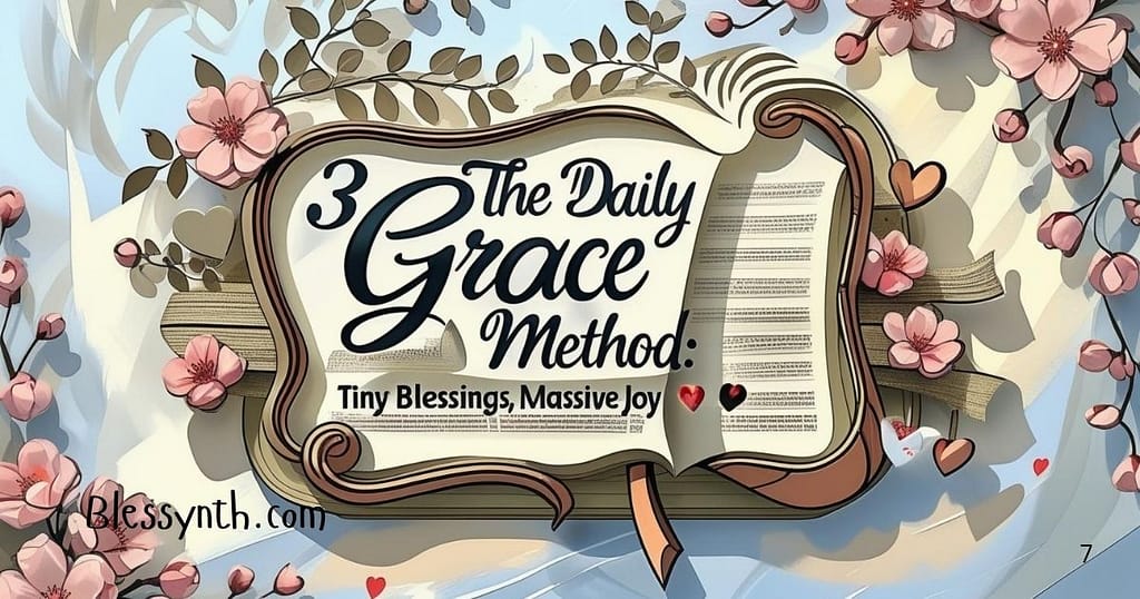 3. The Daily Grace Method: Tiny Blessings, Massive Joy 🌸💖