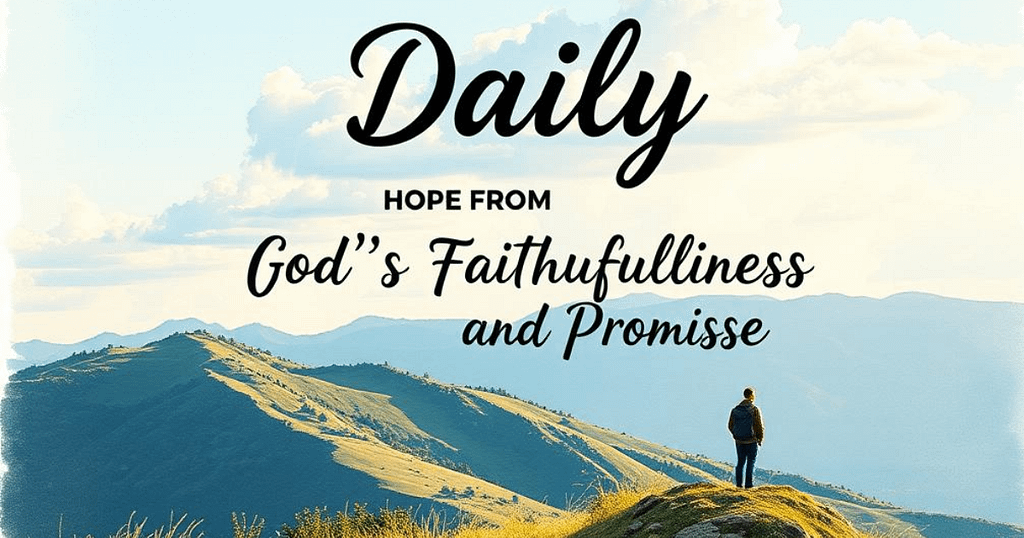 Daily Hope from God’s Faithfulness and Promises