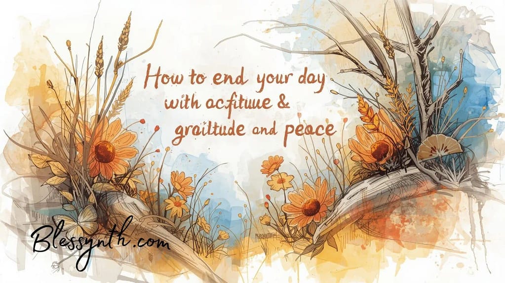 How to End Your Day with Gratitude and Peace