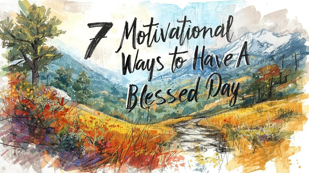 7 Motivational Ways to Have a Blessed Day