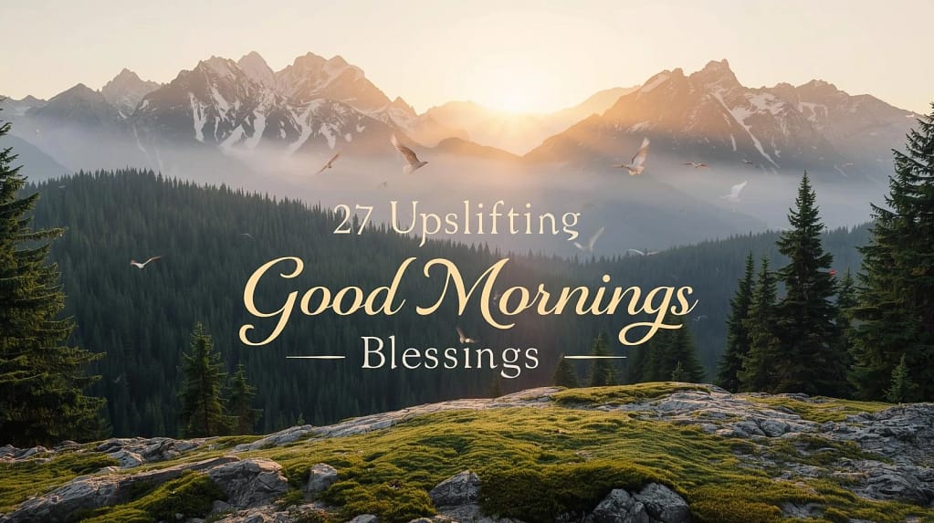 27 Uplifting Positive Good Morning Blessings