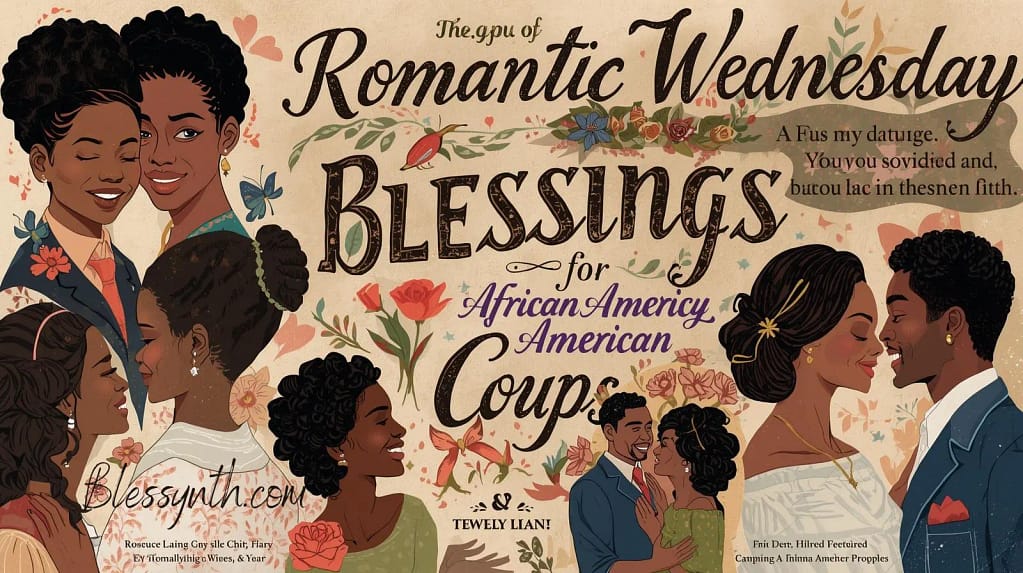 Romantic Wednesday Blessings for African American Couples