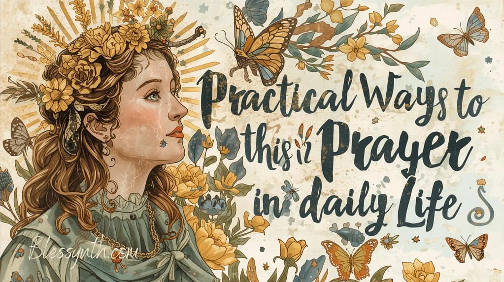 Practical Ways to Incorporate This Prayer in Daily Life
