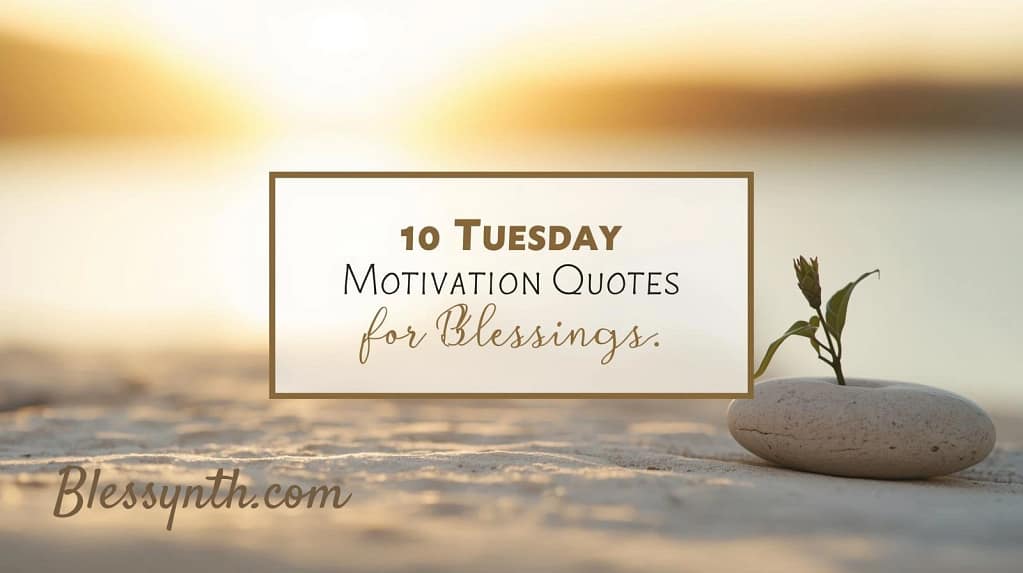10 Tuesday Motivation Quotes for Blessings