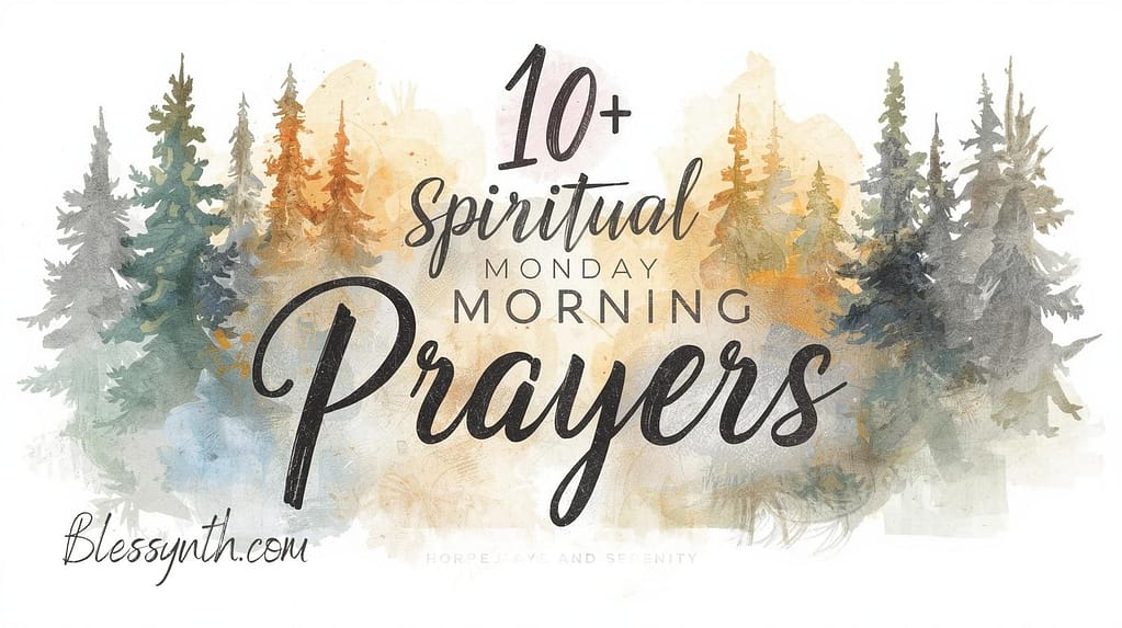 10+ Spiritual Monday Morning Prayers for Peace and Serenity
