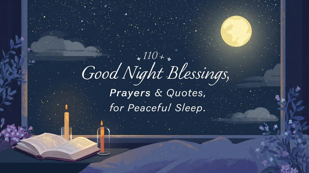 110+ Good Night Blessings, Prayers and Quotes for Peaceful Sleep