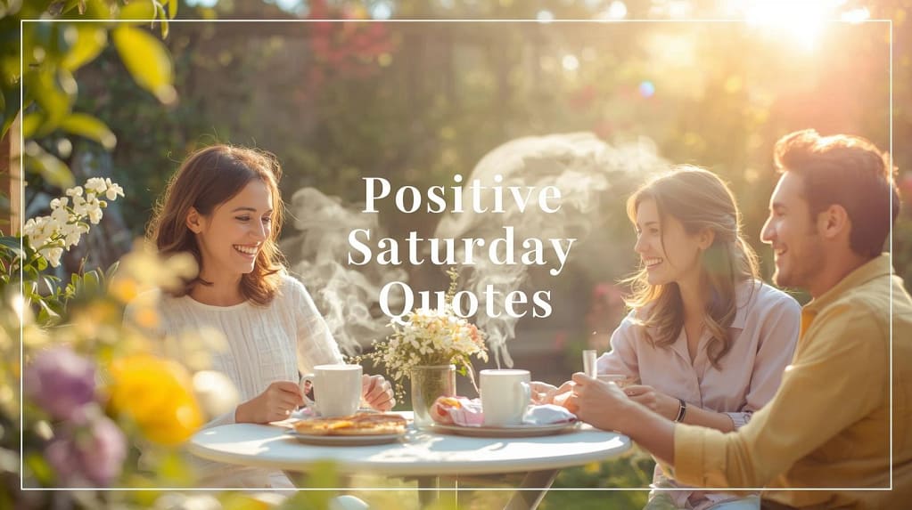 Positive Saturday Quotes