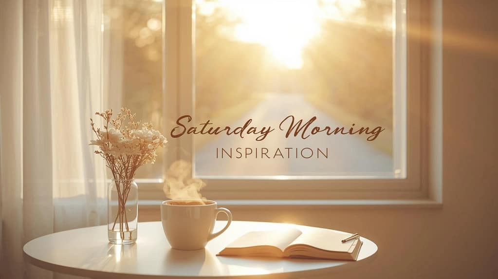 Saturday Morning Inspiration