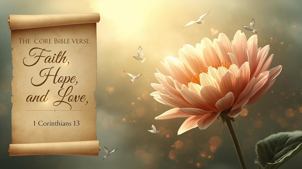 The Core Bible Verse: Faith, Hope, and Love (1 Corinthians 13:13)