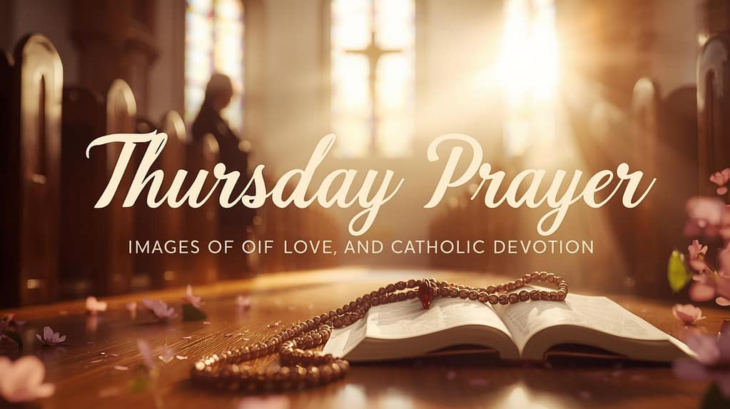 Thursday Prayer Images of Love and Catholic Devotion