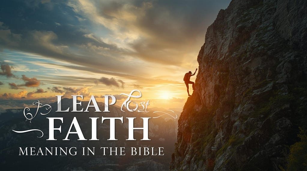 Leap of Faith Meaning in the Bible