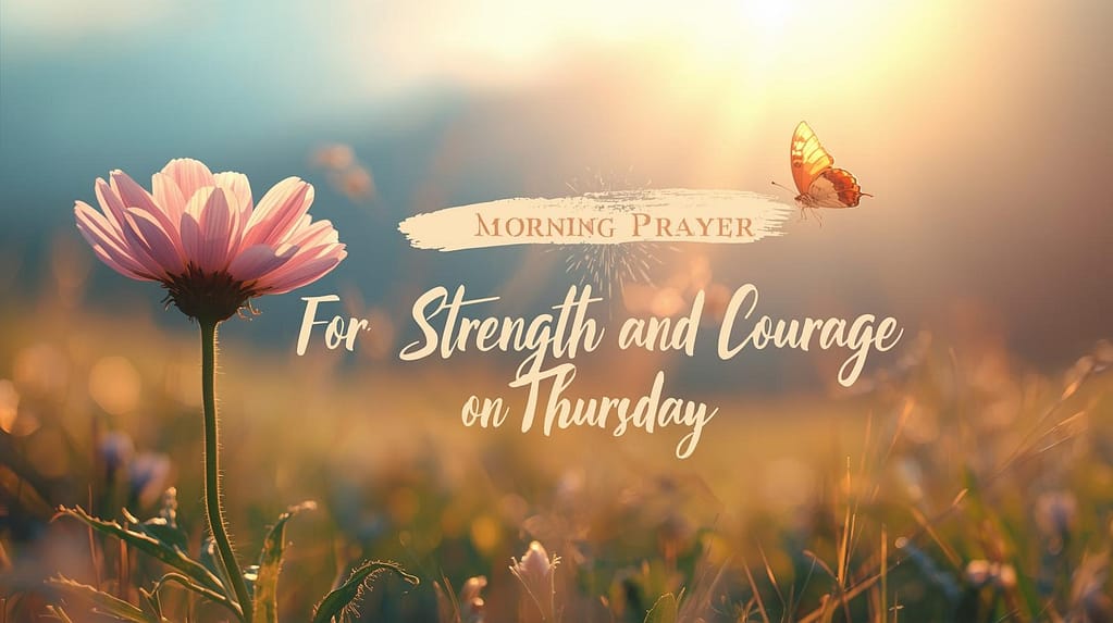 Morning Prayer for Strength and Courage on Thursday