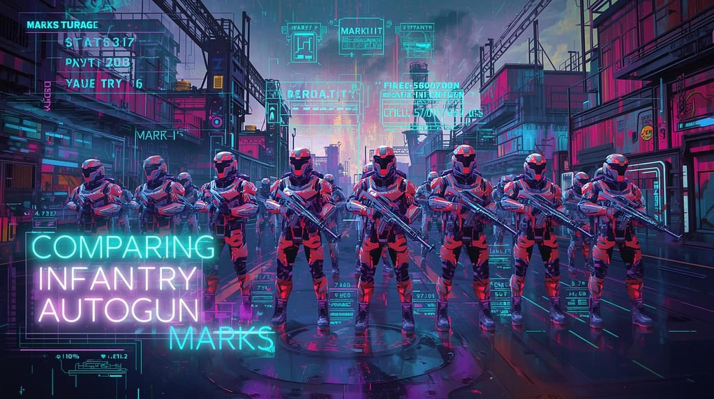 Comparing Infantry Autogun Marks