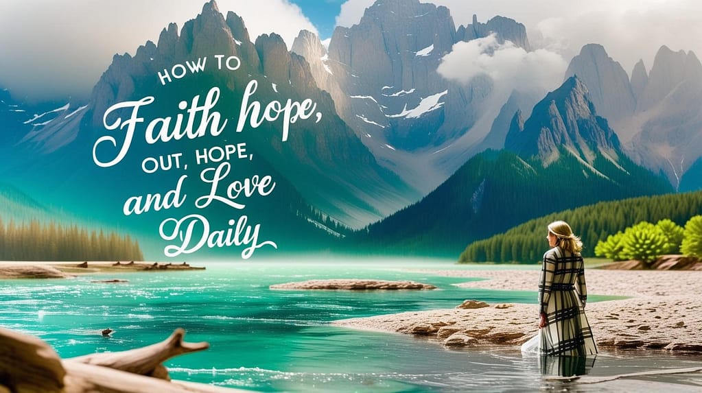 How to Live Out Faith, Hope, and Love Daily