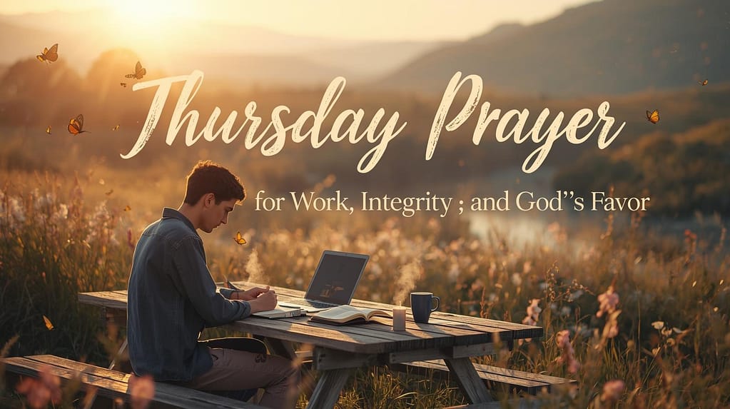 Thursday Prayer for Work, Integrity, and God’s Favor