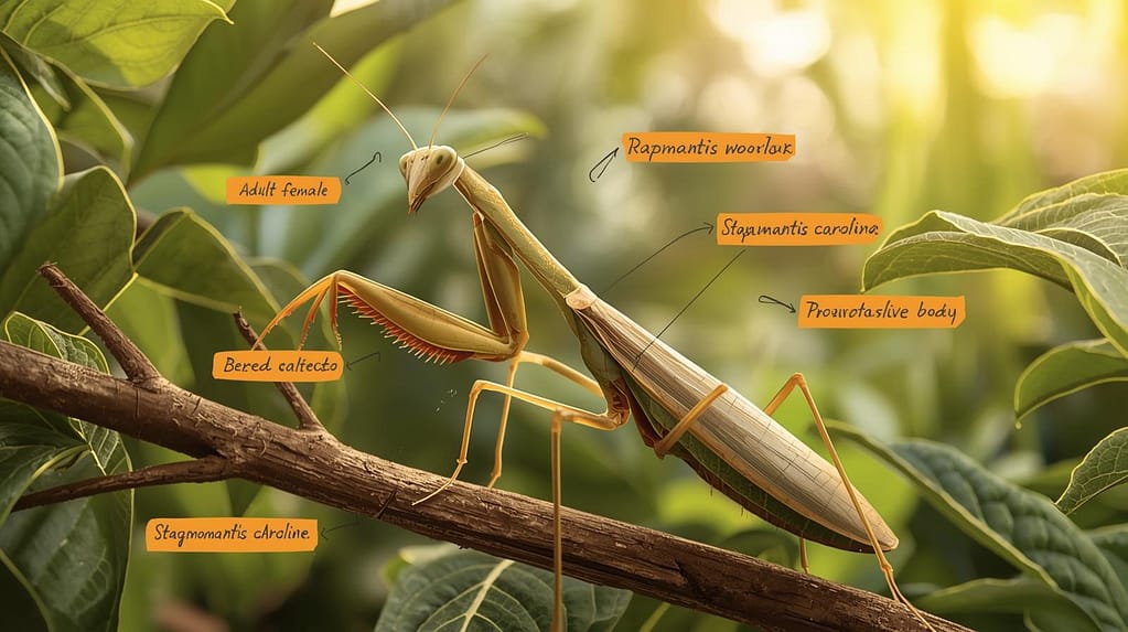 Tips to Identify Carolina Praying Mantis