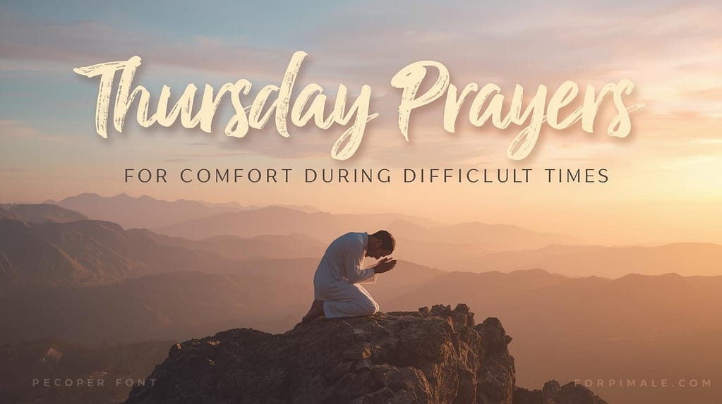 Thursday Prayers for Comfort During Difficult Times