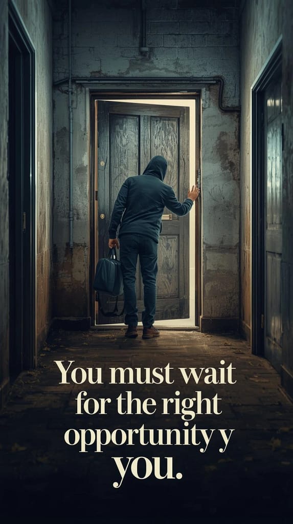 "Potential is hidden in plain sight. Your greatest task is not to wait for an invitation, but to recognize the door that is already unlocked."