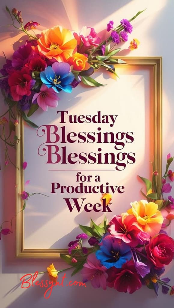 Tuesday Blessings for a Productive Week
